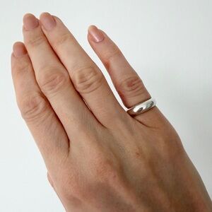 J Hannah Form Ring I - Pinky Ring, Sterling Silver, Size 2.5